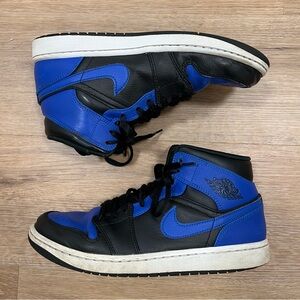 Nike Air Jordan Mid Hyper Royal/Black Men's Size 9 554724-077 Authentic